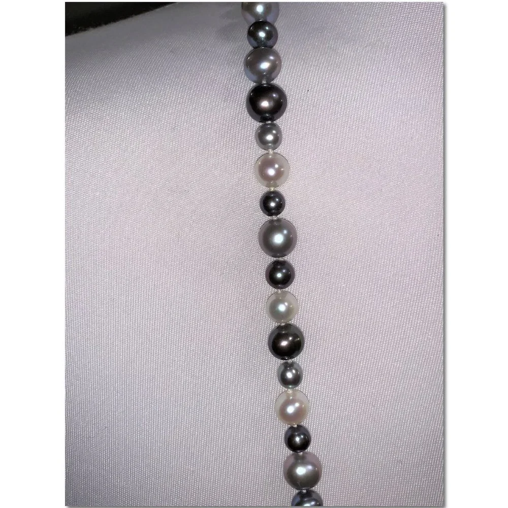 Dillard's Sterling Collection Long Pearl Necklace Tag Attached